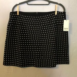 Bar III studded mini skirt